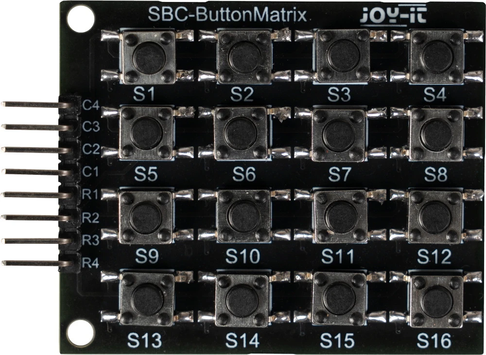 Buttonmatrix – 4x4 klaviatūros matrica – Joy-IT