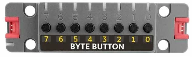 M5Stack Byte mygtukų modulis su numeracija