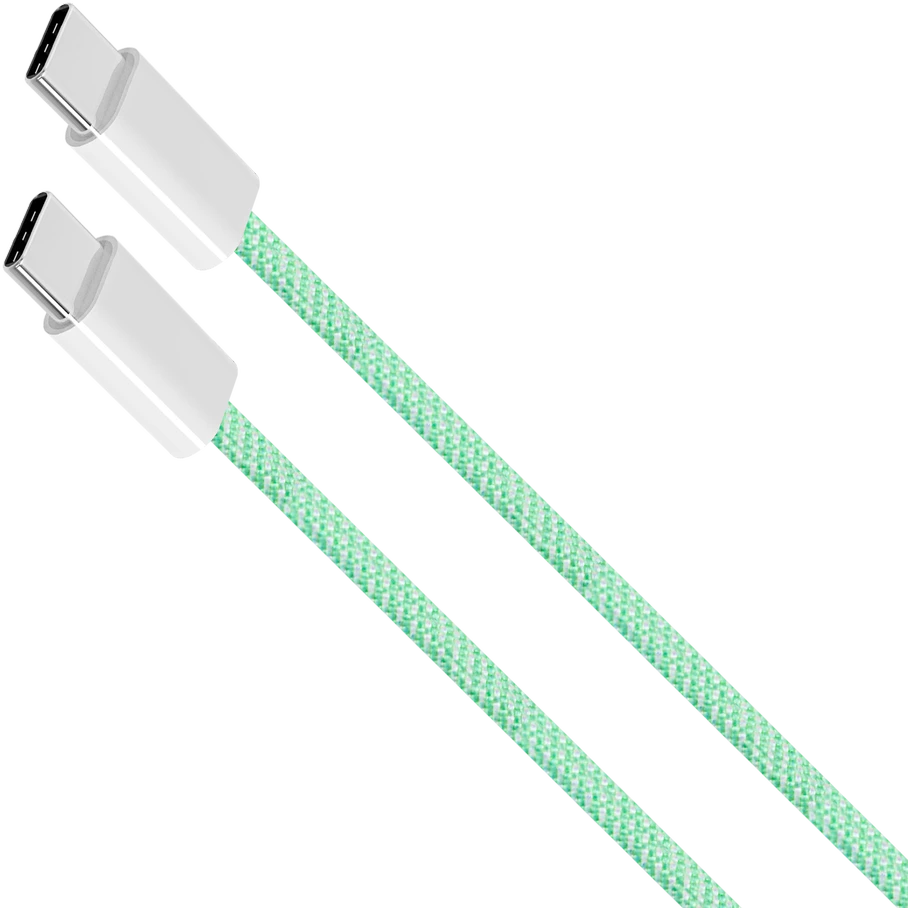 C tipo USB – C tipo USB kabelis 100 W, 1 m Žalias Kruger & Matz Basic