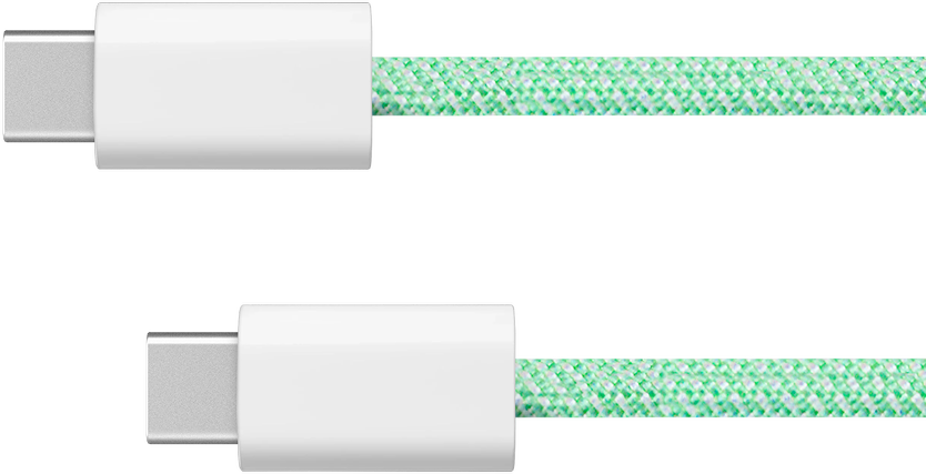 C tipo USB – C tipo USB kabelis 100 W, 1 m Žalias Kruger &amp; Matz Basic