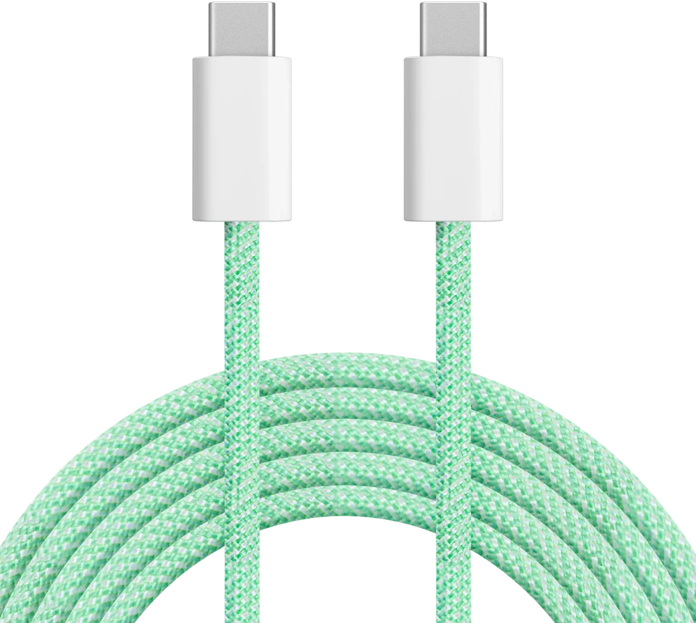 C tipo USB – C tipo USB kabelis 100 W, 1 m Žalias Kruger & Matz Basic