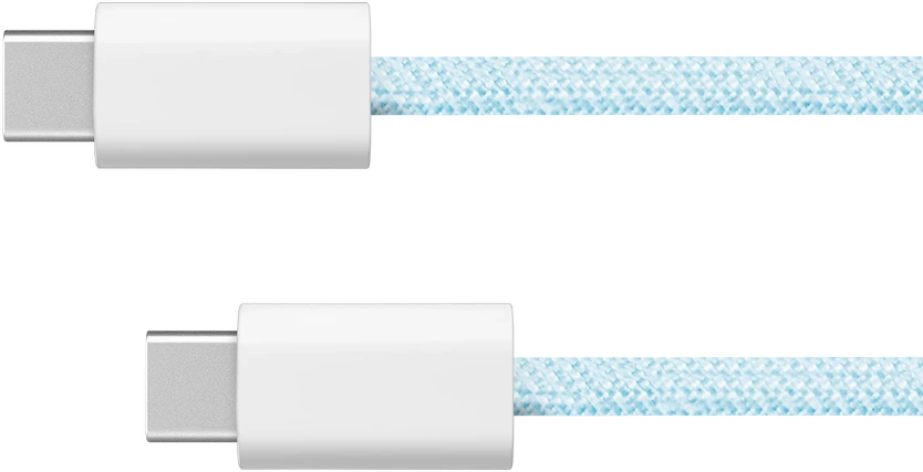 C tipo USB – C tipo USB kabelis 100 W 1.5 m Mėlyna Kruger &amp; Matz Basic