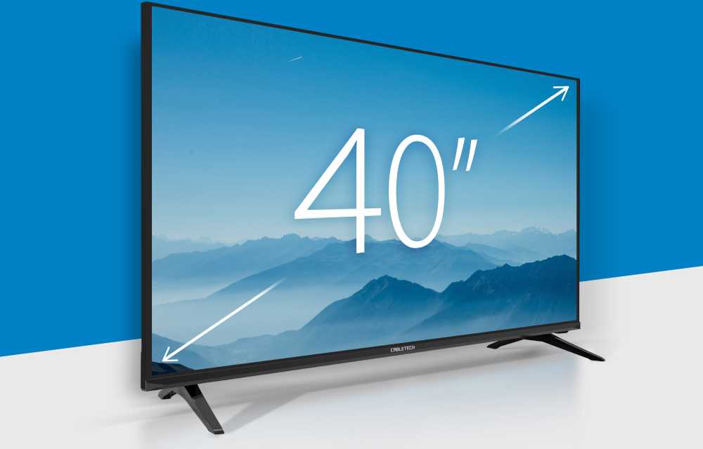 Cabletech 40" FHD DVB-T2 H.265 HEVC televizorius