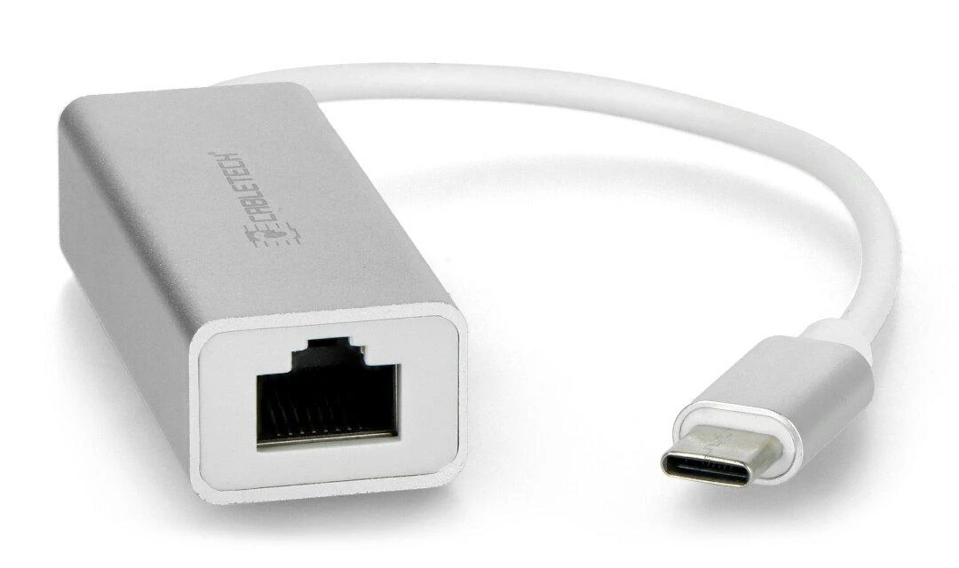 Cabletech Adapteris USBC 3.0 kištukas su RJ45 lizdu LAN 10/100/ MB