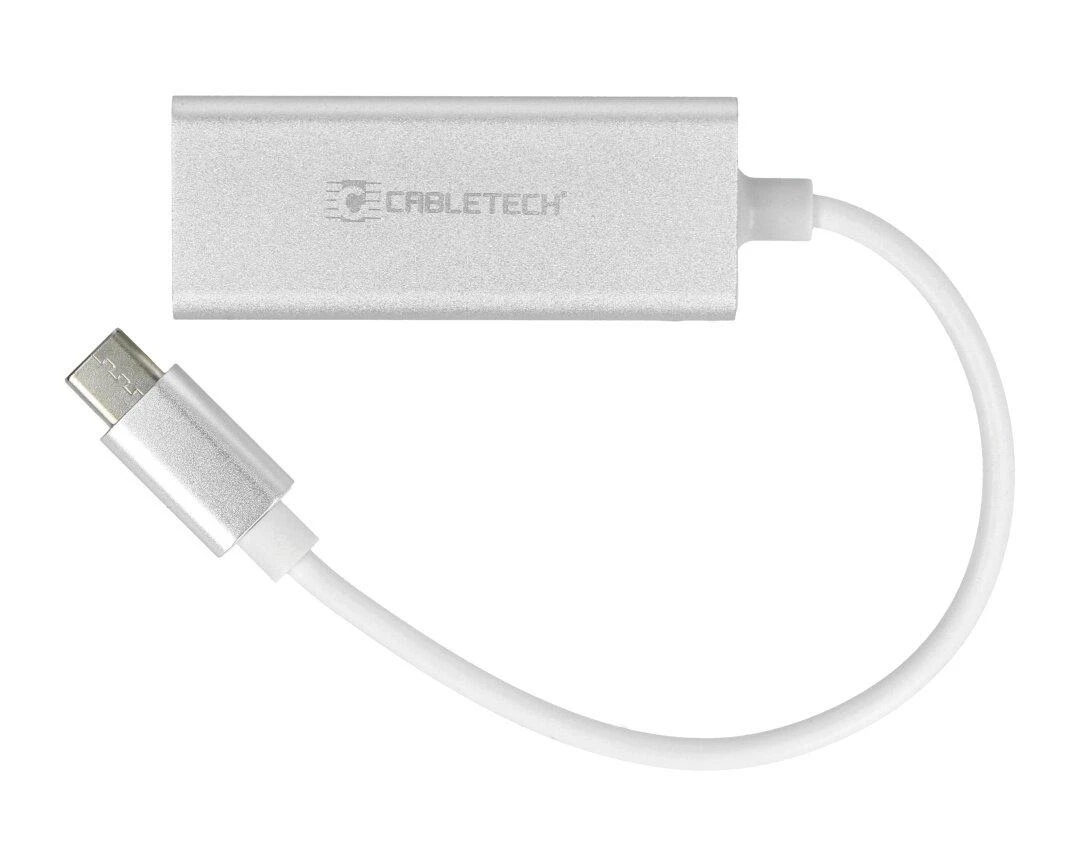 Cabletech Adapteris USBC 3.0 kištukas su RJ45 lizdu LAN 10/100/ MB