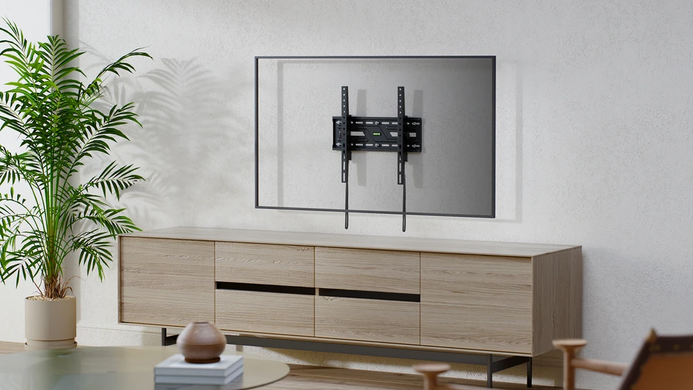 Cabletech Laikiklis sieninis pakreipiamas TV 32-75" (maks. 75kg), juodas