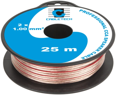 Cabletech garsiakalbio laidas 25m ritėje