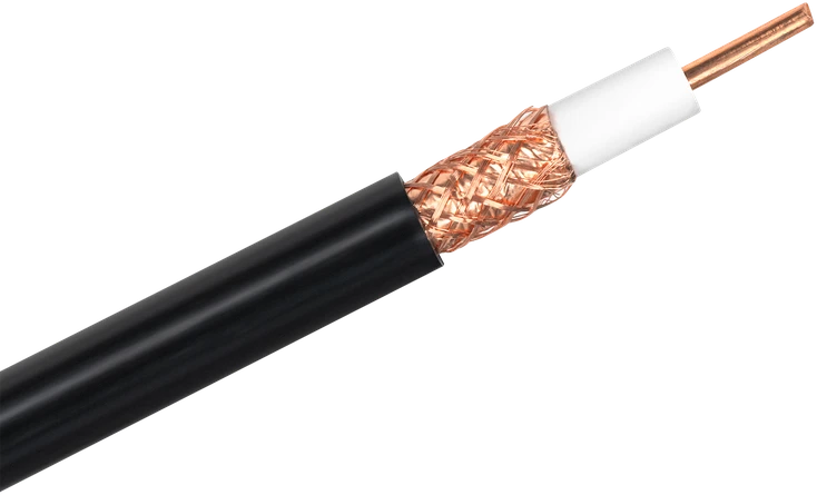 Cabletech H1000 koaksialinis kabelis 100 m juodas