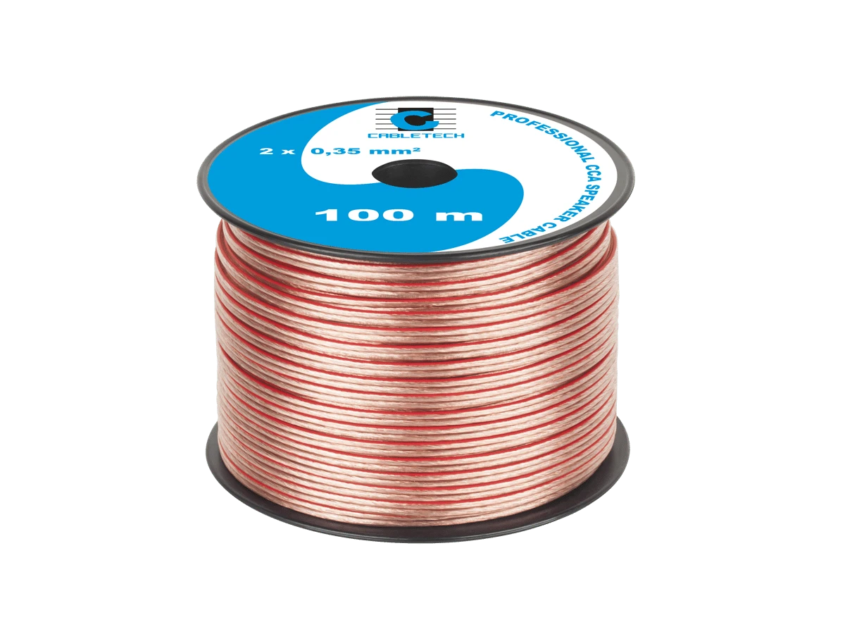 Cabletech Kolonėlių kabelis CCA 0.35mm 1m