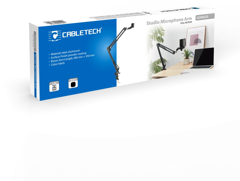 Cabletech žaidimų stalo mikrofono stovas