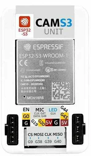 CamS3 – 5MPx kamera – ESP32-S3 – WiFi – išplėtimo modulis Įrenginys – M5Stack U174-B