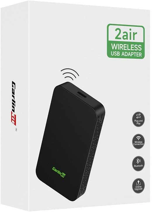 Belaidis adapteris Carlinkit 5.0 2AIR Wireless Adapter Apple CarPlay / Android Auto, Juodas