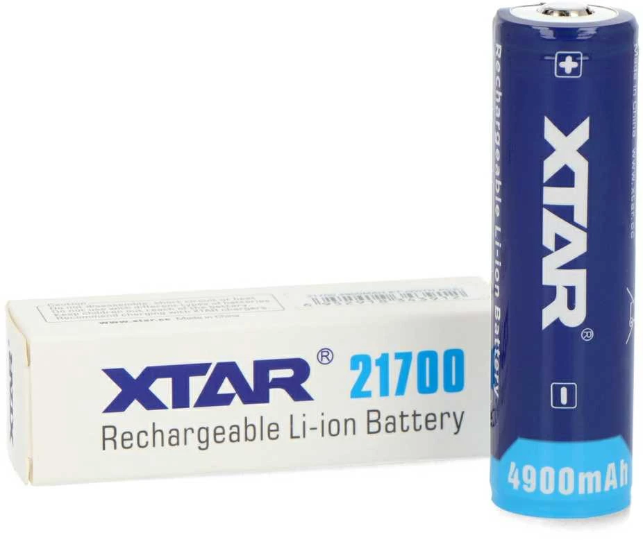 Xtar 4900mAh 3,6V 21700 akumuliatorius su PCB