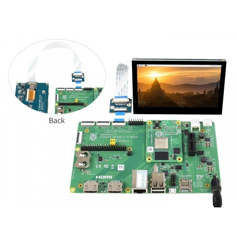 CM-DSI ekranų adapteris, skirtas Raspberry Pi, Waveshare 19134