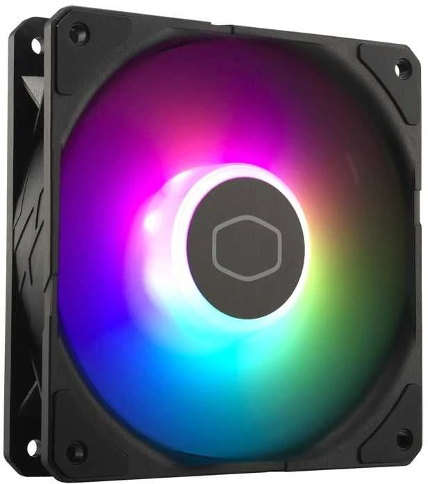 „Cooler Master Cooler Master SickleFlow Edge 120 ARGB“ ventiliatorius (juodas)