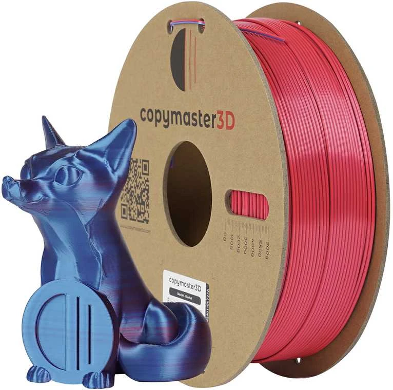 Copymaster3D Duo-Silk 1.75mm 1kg - Mėlyna/Raudona