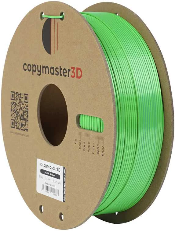 Copymaster3D Duo-Silk 1.75mm 1kg - Žalias/Baltas