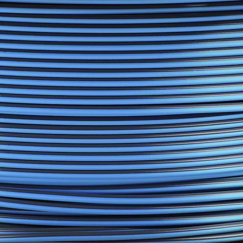 Copymaster3D Duo-Silk mėlynas 1.75mm siūlas iš arti