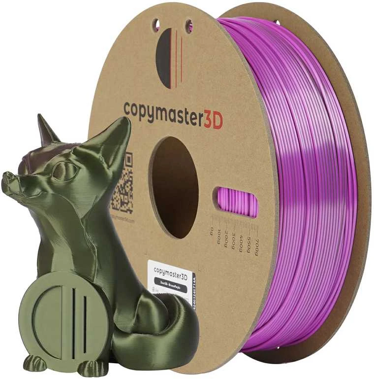Copymaster3D Duo-Silk 1.75mm 1kg Bronze/Violetinė