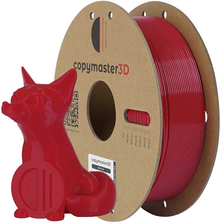 Copymaster3D PET-G 1.75mm 1kg Pilkas