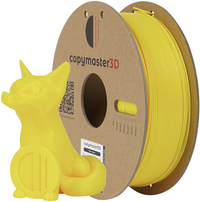 Copymaster3D PET-G 1.75mm 1kg Pilkas