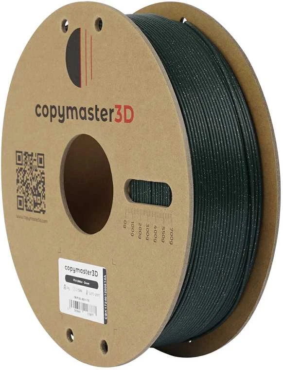 Copymaster3D PLA Glitter 1.75mm 1kg Žalias