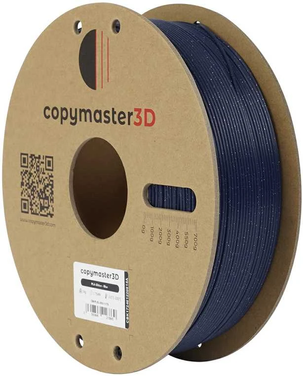 Copymaster3D PLA violetinis blizgus siūlas ant ritės