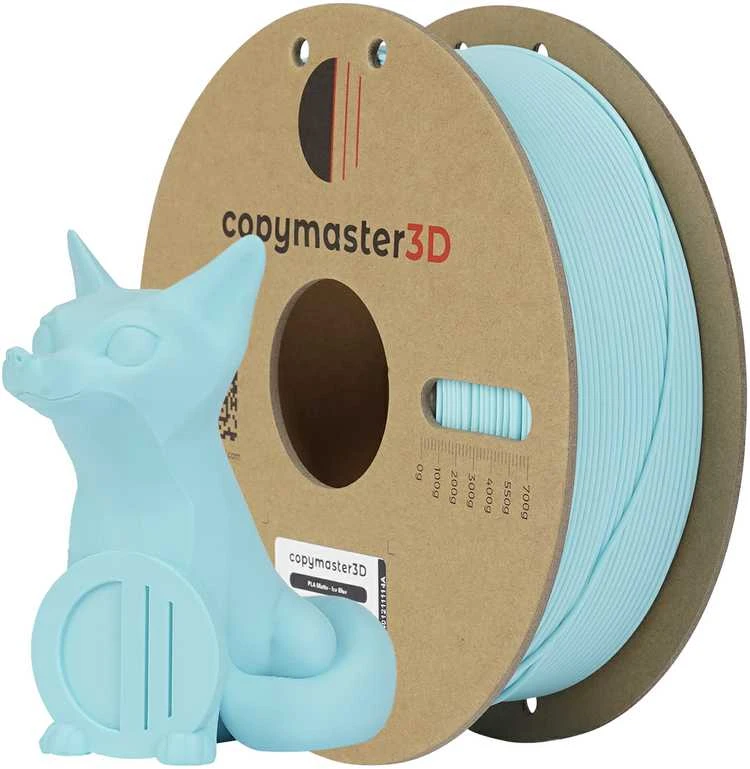Copymaster3D PLA MATTE 1.75mm 1kg - Ice Mėlyna