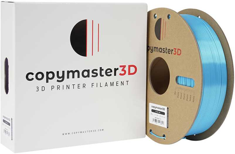 Copymaster3D PLA Silk 1.75mm 1kg Sidabrinis