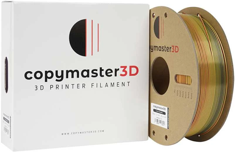 Copymaster3D Tri-Silk 1.75mm 1kg - Gold/Sidabrinis/Copper