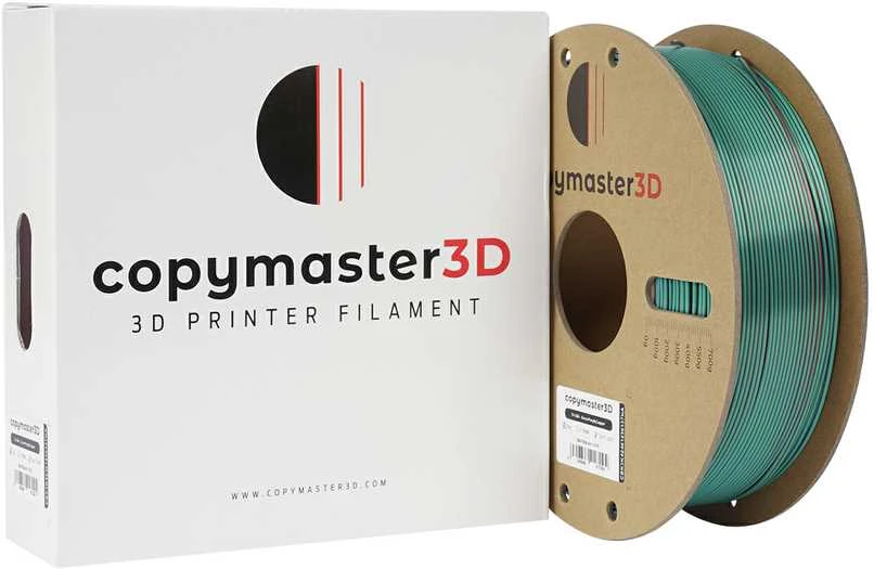Copymaster3D Tri-Silk 1.75mm 1kg - Raudona/Gold/Violetinė