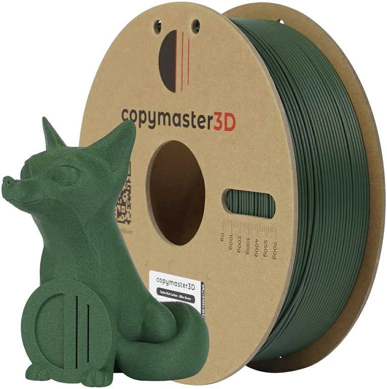 Copymaster3D Turbo PLA Carbon 1.75mm 1kg Ash Pilkas