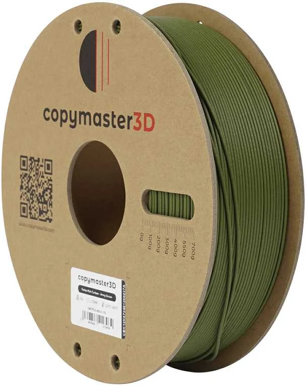 Copymaster3D Turbo PLA 1.75mm 1kg Carbon