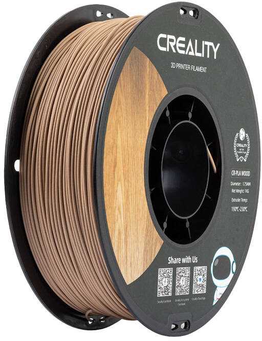 CR-PLA Wood Filament Creality (balta pušis)