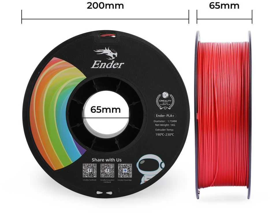Creality CR-PETG - 1.75mm - 1kg - Mėlynas