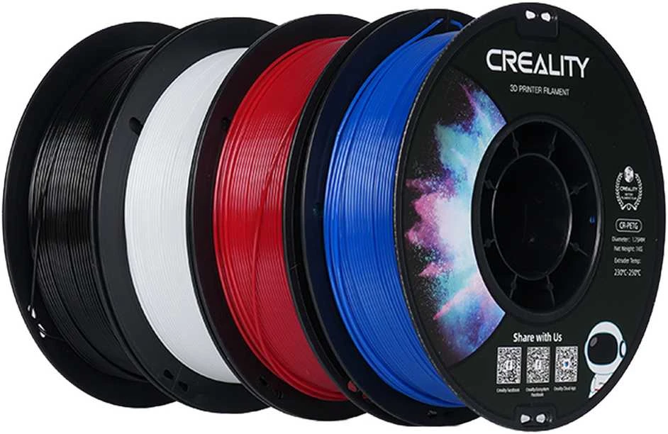 Creality PETG plastiko ritinių rinkinys – 4 spalvų
