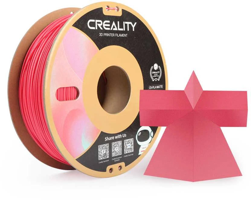 Creality CR-PLA Matte - 1.75mm - 1kg - Strawberry Raudona