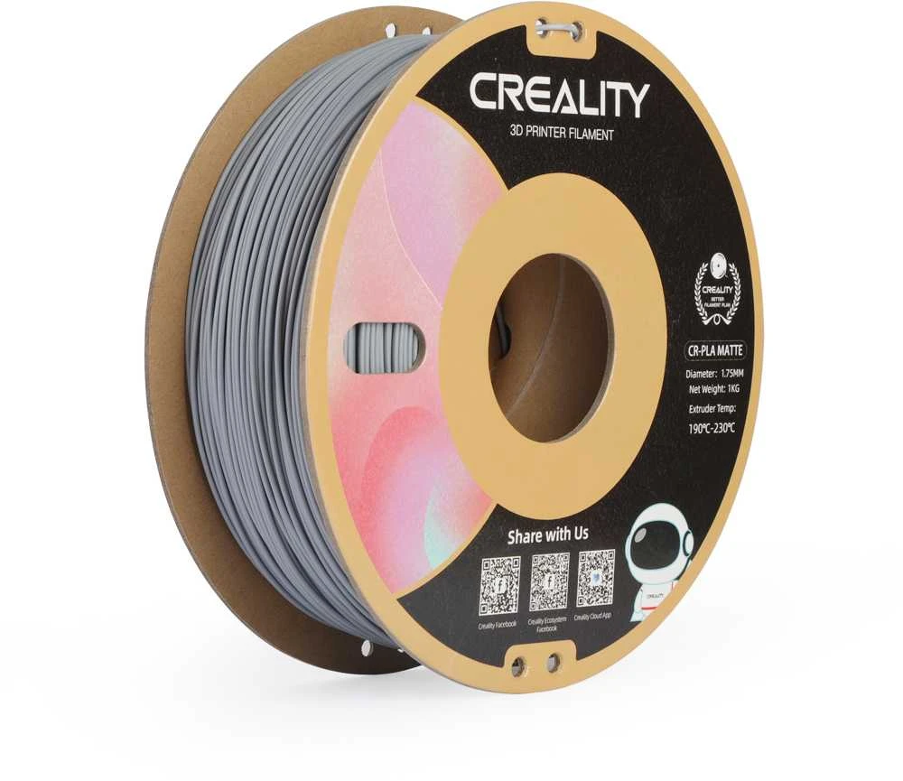 Creality CR-PLA Matte - 1.75mm - 1kg - Strawberry Raudona