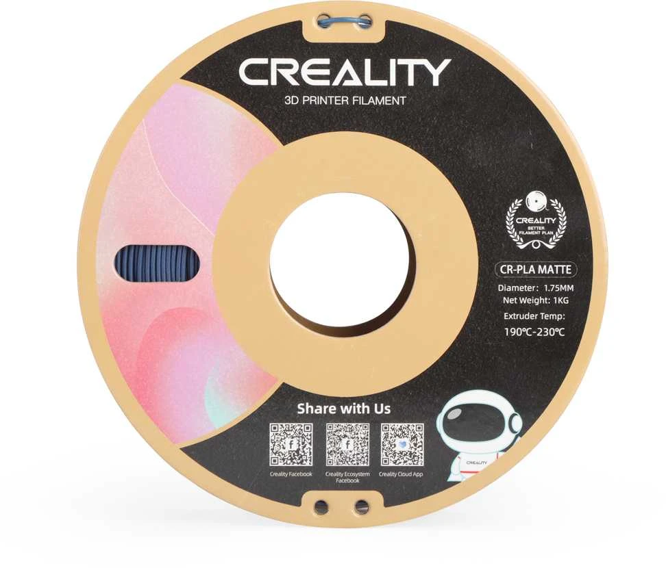 Creality CR-PLA Matte - 1.75mm - 1kg - Strawberry Raudona