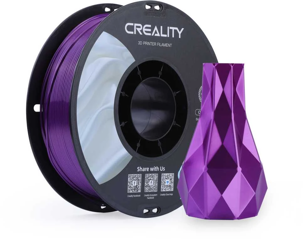 Creality CR-PLA Silk - 1.75mm - 1kg - Sidabrinis