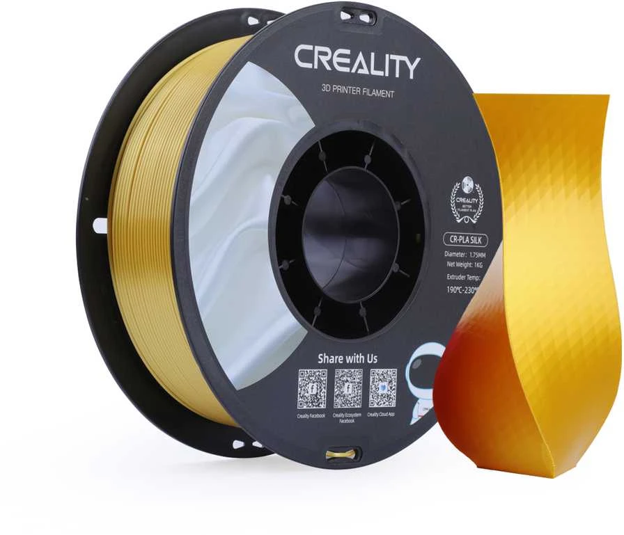 Creality CR-PLA Silk - 1.75mm - 1kg - Mėlynas