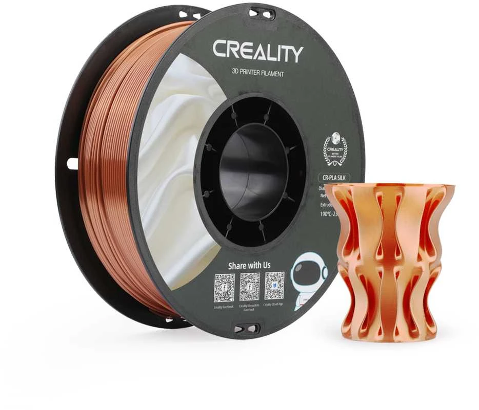 Creality CR-PLA Silk - 1,75mm - 1kg - Vaivorykštė
