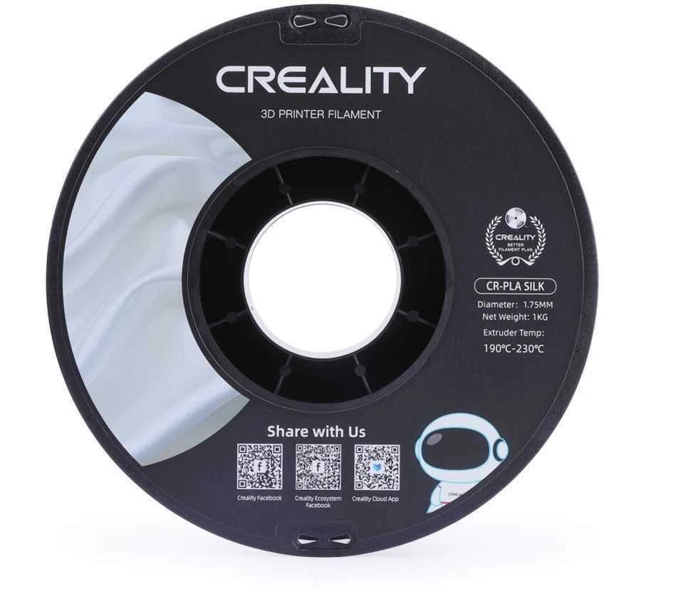 Creality CR-PLA Silk - 1.75mm - 1kg - Auksinis/Sidabrinis