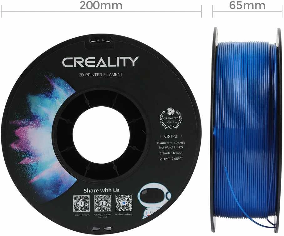 Creality CR-TPU - 1.75mm - 1kg - Žalias