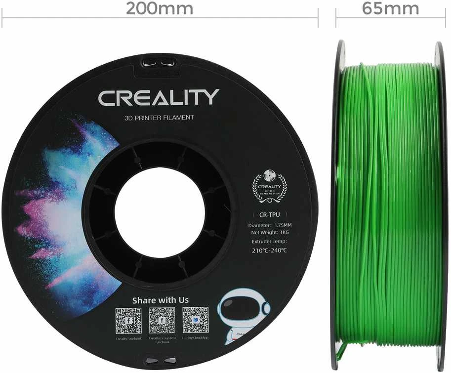 Creality CR-TPU - 1.75mm - 1kg - Mėlynas