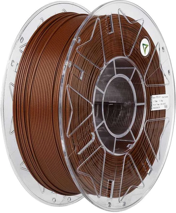 Creality PETG-CF ruda gija ant ritės