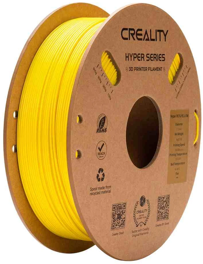 Creality Hyper PETG gijos 1.75 mm 1kg – geltonos