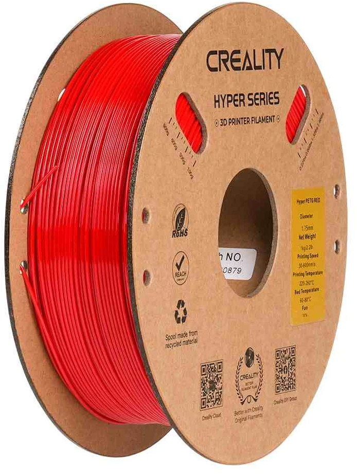 Creality Hyper PETG gijos 1.75 mm 1kg – raudona