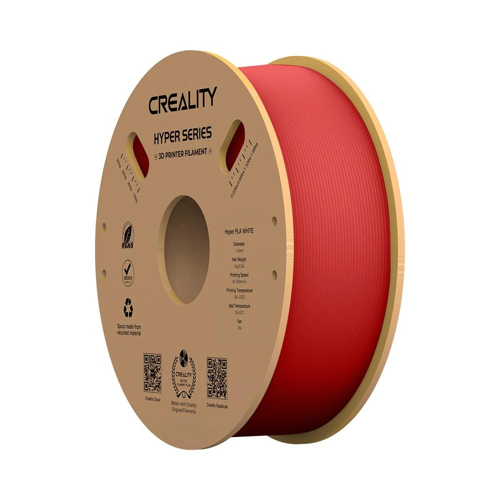 Creality Hyper PLA 1.75mm raudona ritė