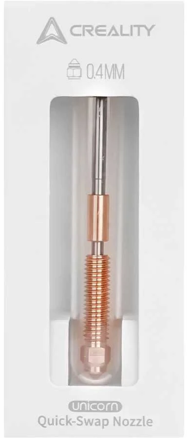 Creality Unicorn 0.4 mm antgalis pakuotėje